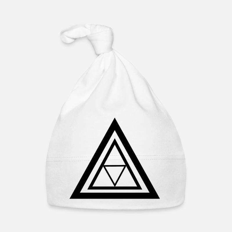 Modern abstract design - Organic Baby Cap - white