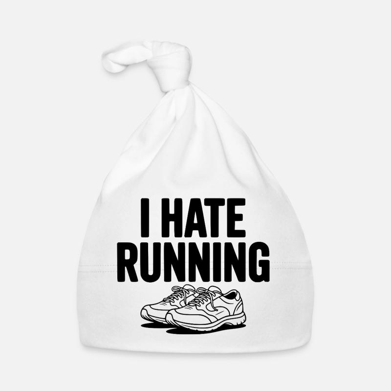I Hate Running Organic Baby Cap