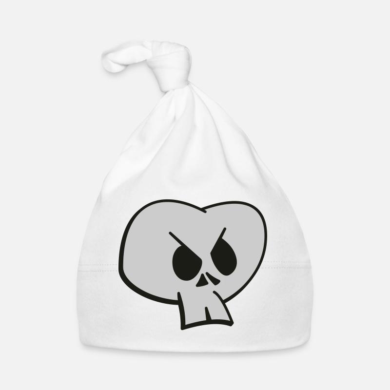 Schädel Baby Bio-Mütze