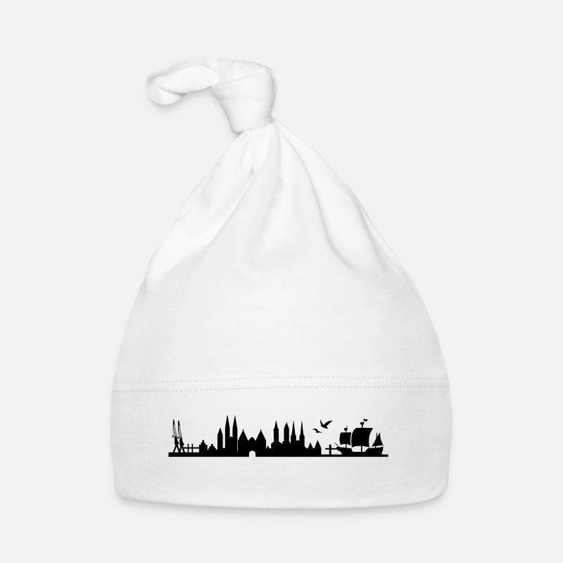 Skyline Hansestadt Lübeck | HL Baby Bio-Mütze