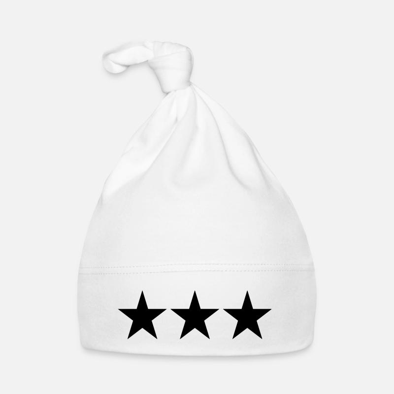 3 STARS Organic Baby Cap