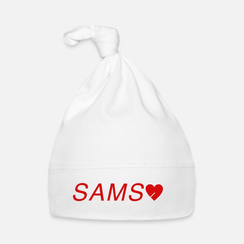 Samsø Hearts Organic Baby Cap