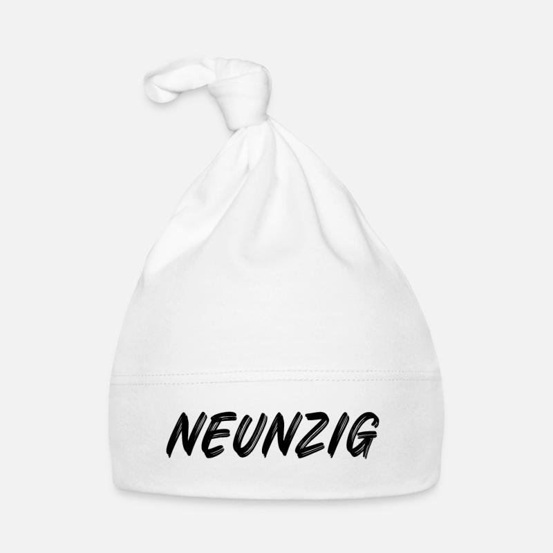 90 / Neunzig / 90. Geburtstag Baby Bio-Mütze