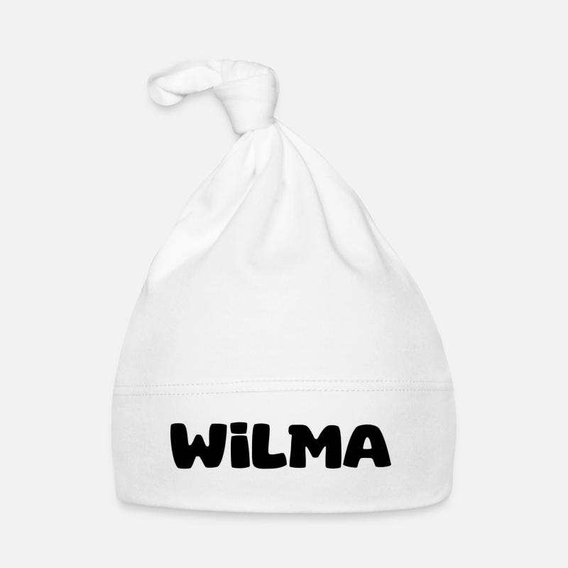 Nom - Wilma - Bonnet bio Bébé - blanc