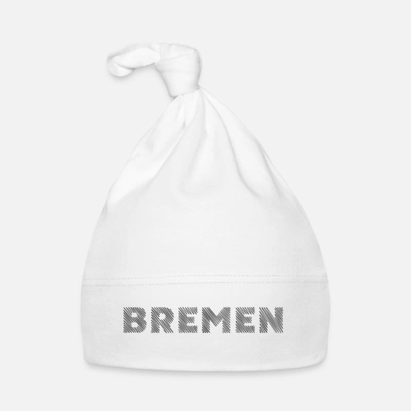 Bremen Germany Hanseatic City Hatching lettering Organic Baby Cap