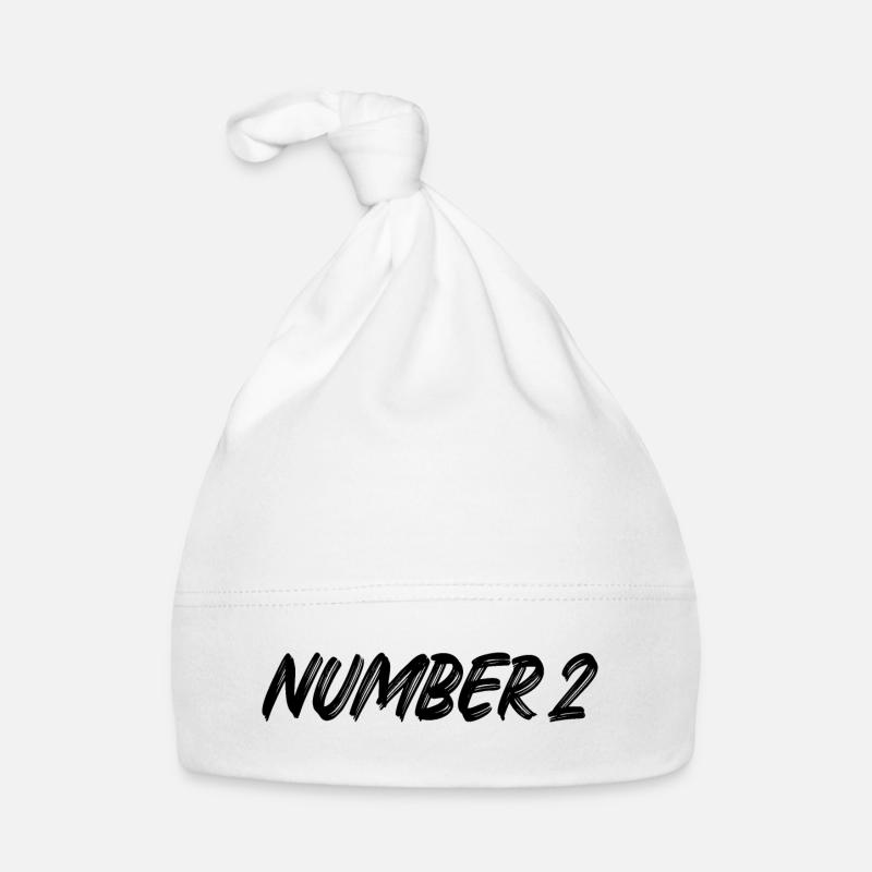 Number 2 - two - second - second - 2 - number 2 Organic Baby Cap