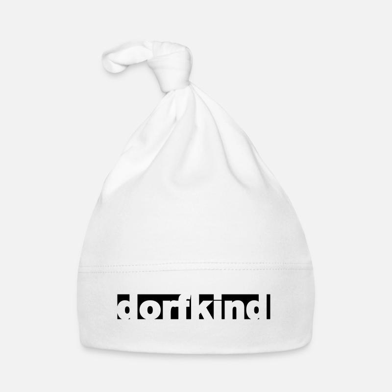 dorfkind, dorf, Dorfkind tshirt, JGA. Baby Bio-Mütze