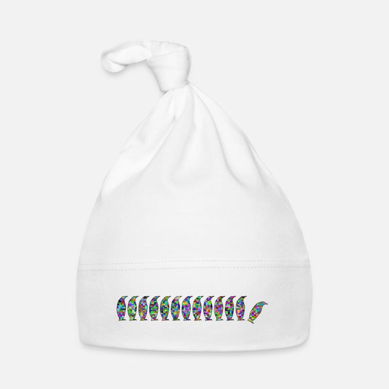 Vitrail des pingouins - Colorglas Bonnet bio Bébé