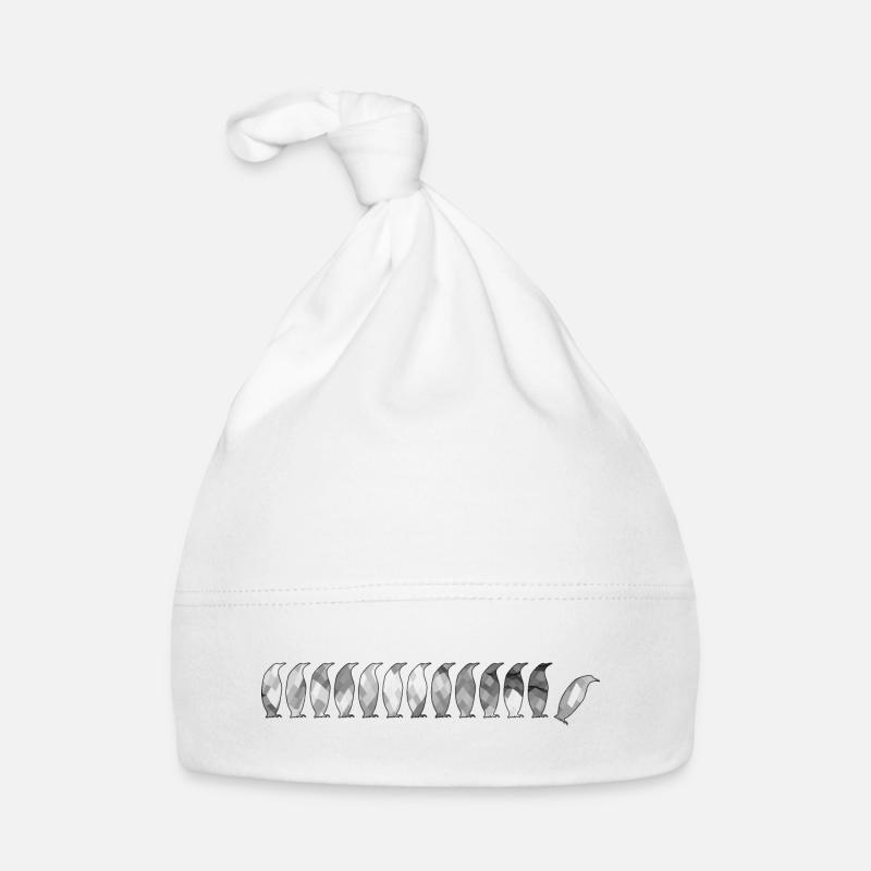Pingouins avec Polygone Bonnet bio Bébé