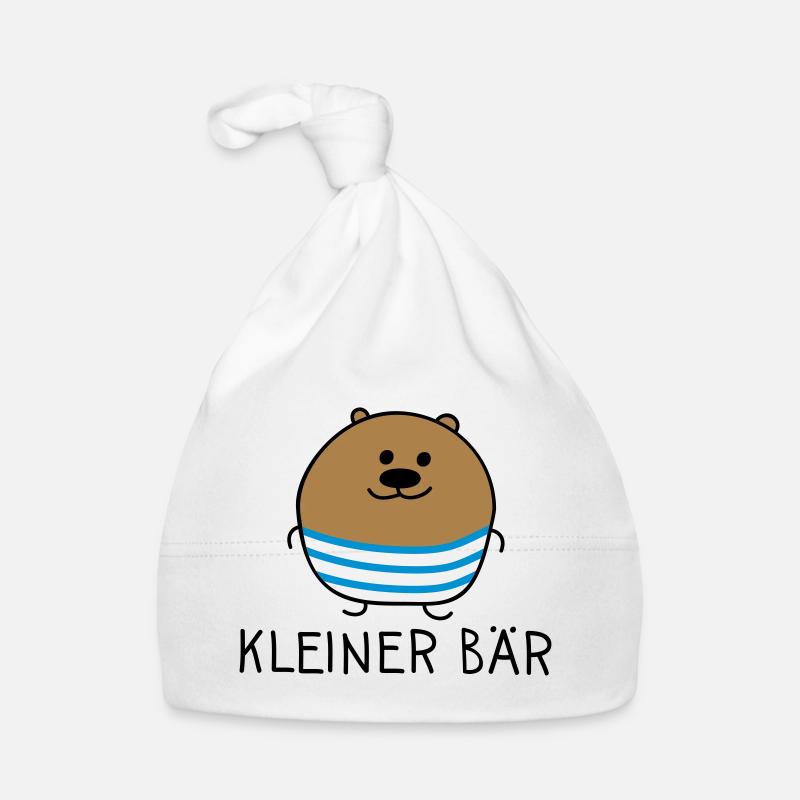 Petite Ourse - Bonnet bio Bébé - blanc