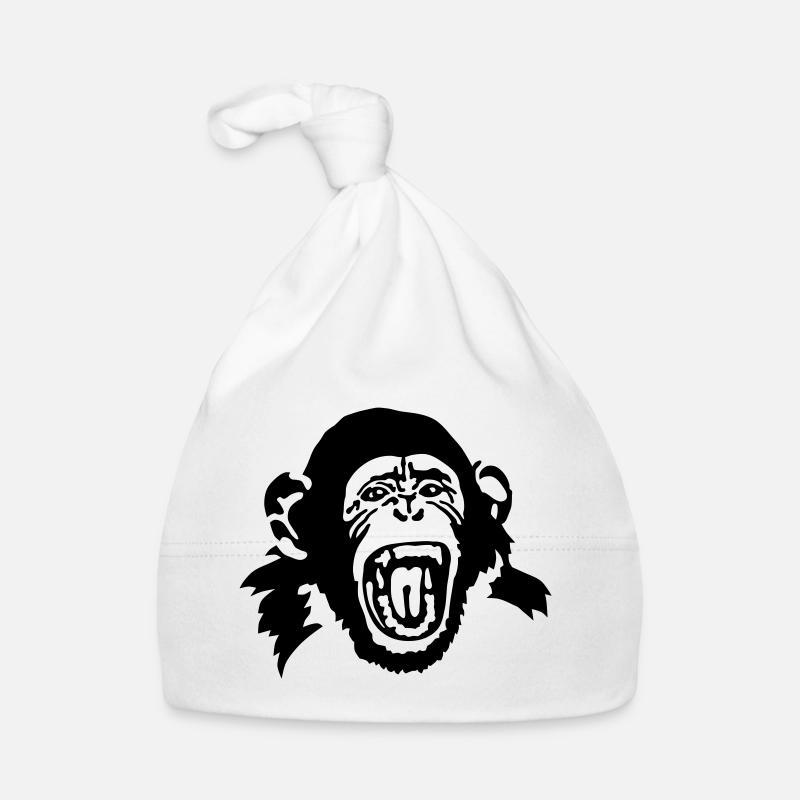 Affe Baby Bio-Mütze