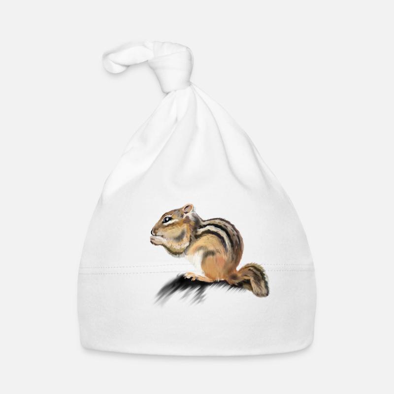 chipmunk Organic Baby Cap