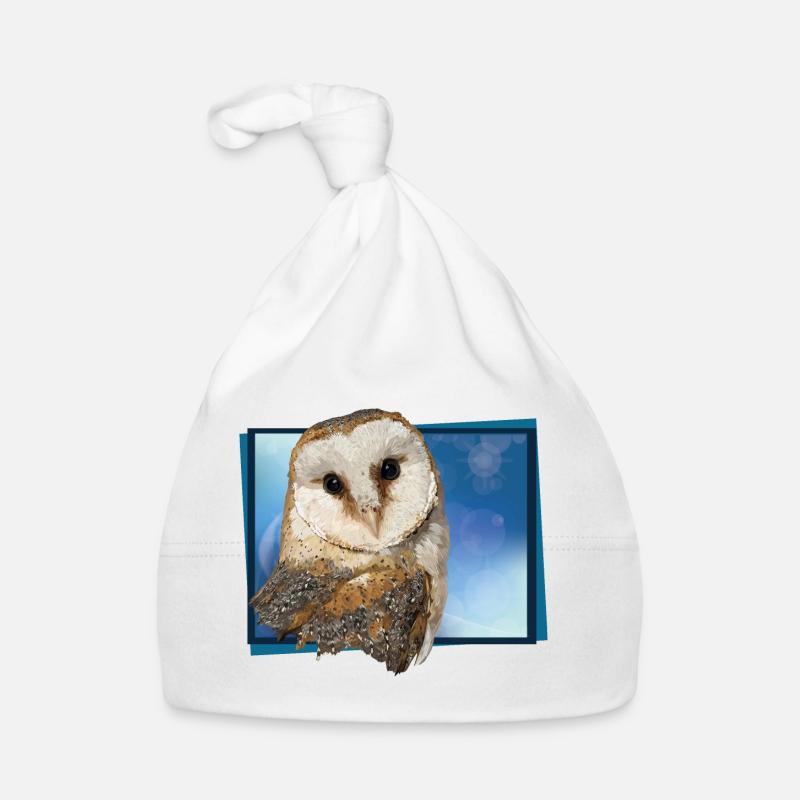 barn owl Organic Baby Cap