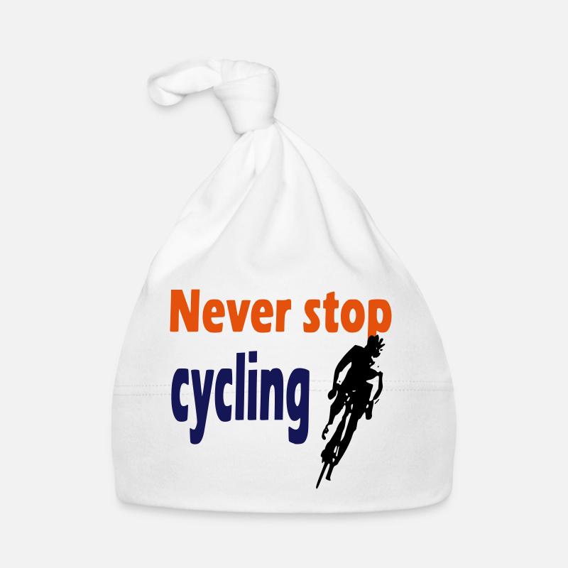 Always keep cycling Organic Baby Cap