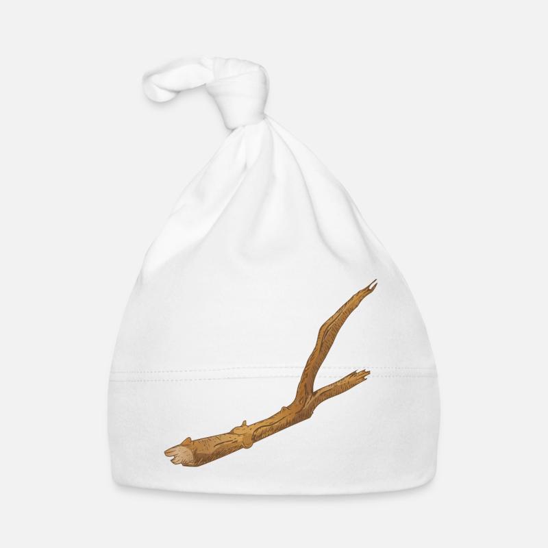 une branche cassée d’un arbre Bonnet bio Bébé