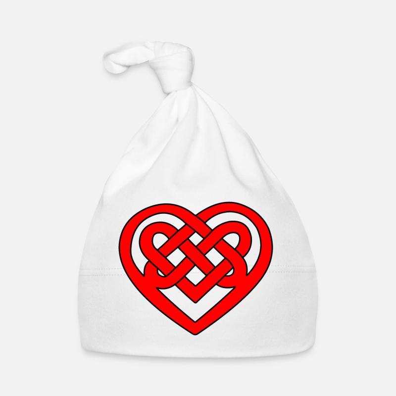 Celtic heart Organic Baby Cap