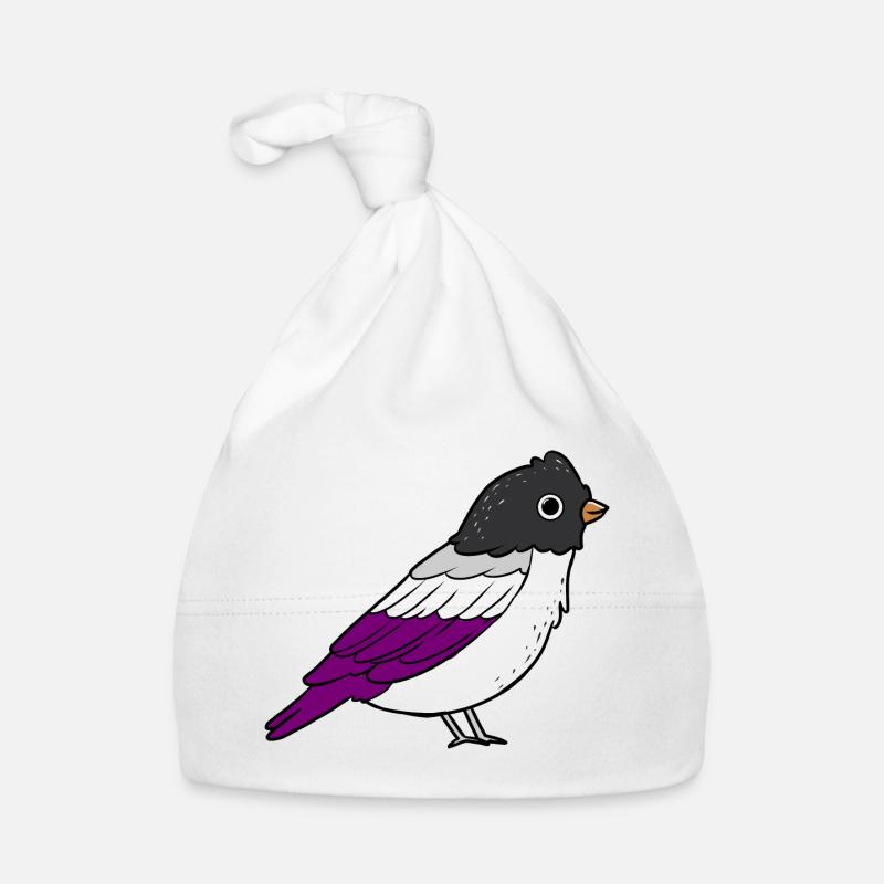 Asexueller Vogel Ace Pride Baby Bio-Mütze