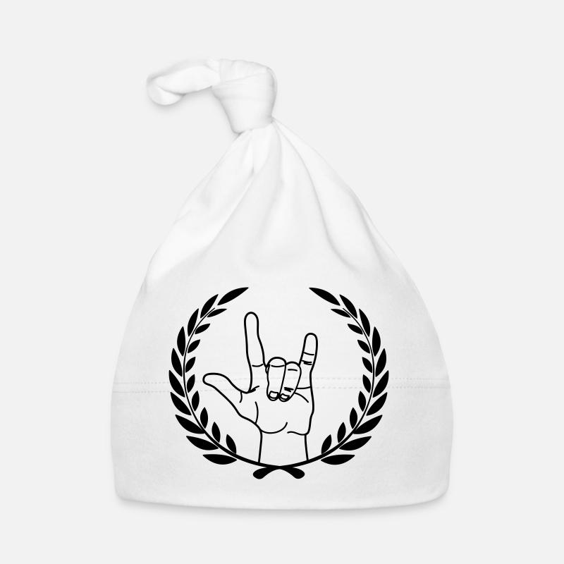 Respect du geste de la main Bonnet bio Bébé