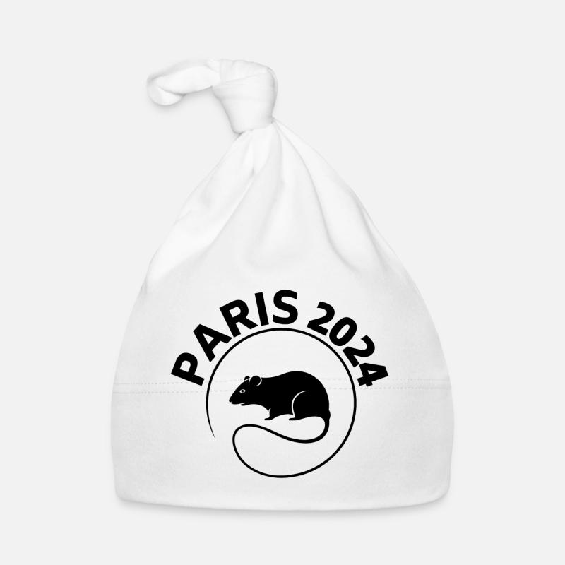 Maskottchen, Ratte, Paris Baby Bio-Mütze