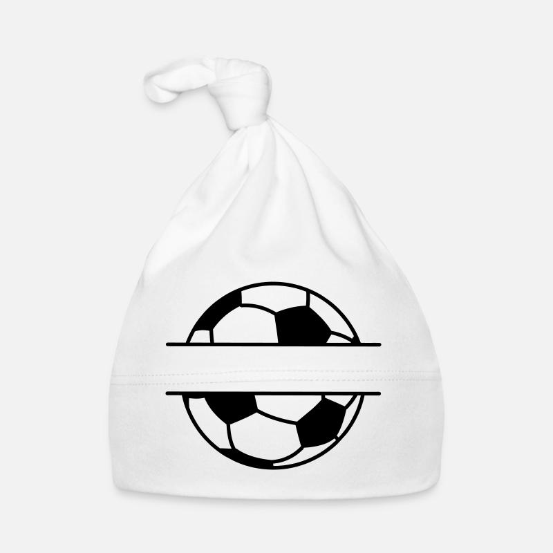 Bannière de nom de football Bonnet bio Bébé