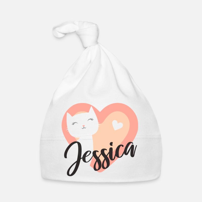 Jessica Nom Prénom Chaton Bonnet bio Bébé