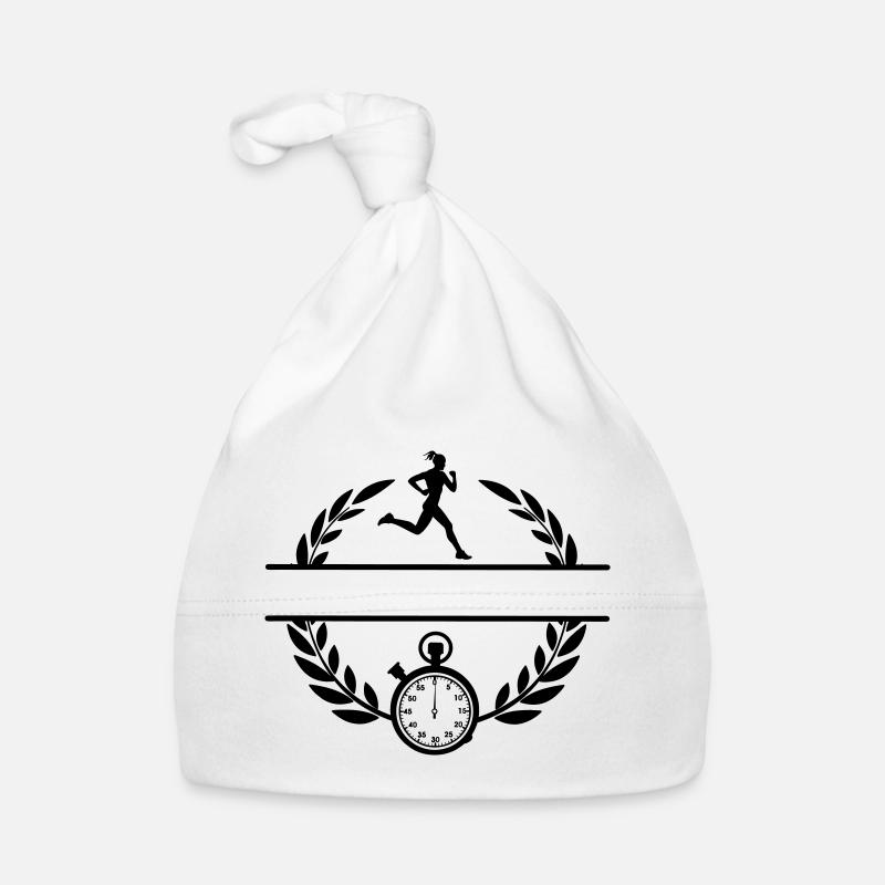 Coureur de chronomètre Bonnet bio Bébé