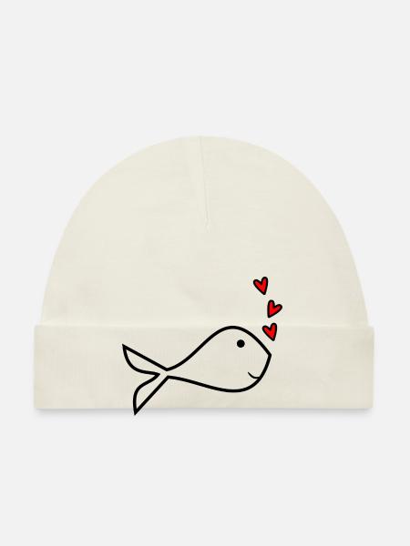 RETIREMENT. HAPPY RETIREMENT. HAPPY RETIREMENT. HEART - Organic Baby Cap - white - Front