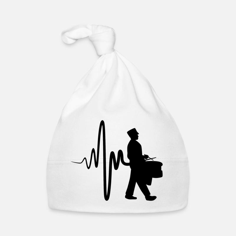 Snarling Drummer Organic Baby Cap