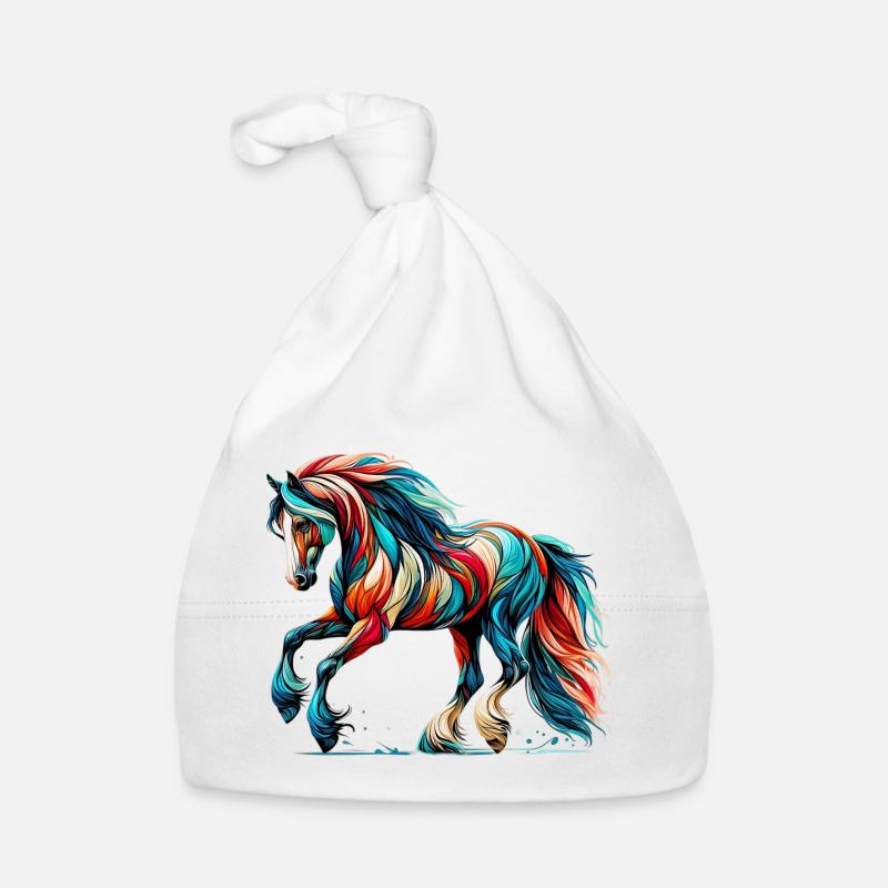 Pferd Baby Bio-Mütze