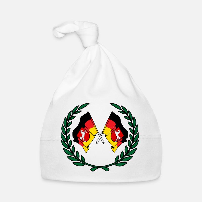 Flags Lower Saxony laurel wreath Organic Baby Cap