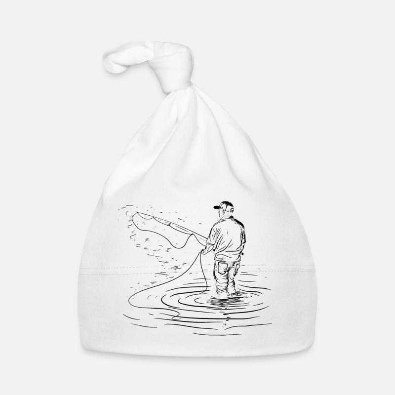 Dessin de pêche Bonnet bio Bébé