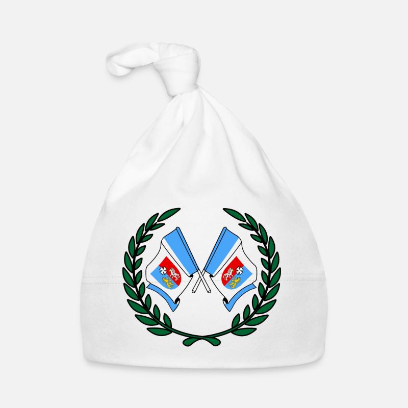 Drapeaux Couronne de laurier Subcarpathia Bonnet bio Bébé