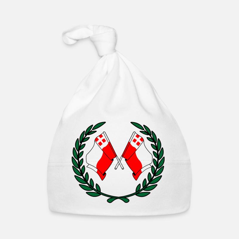 Couronne de laurier des drapeaux de la province d'Utrecht Bonnet bio Bébé
