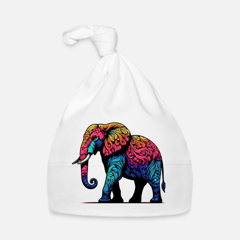 Elephant Organic Baby Cap