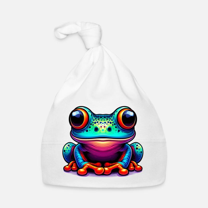 Frosch Baby Bio-Mütze