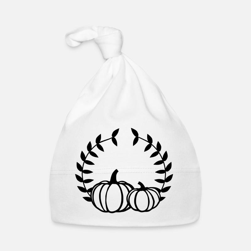 Couronne de citrouille Bonnet bio Bébé