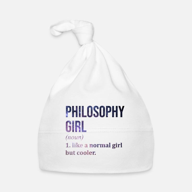 philosophie - Bonnet bio Bébé - blanc