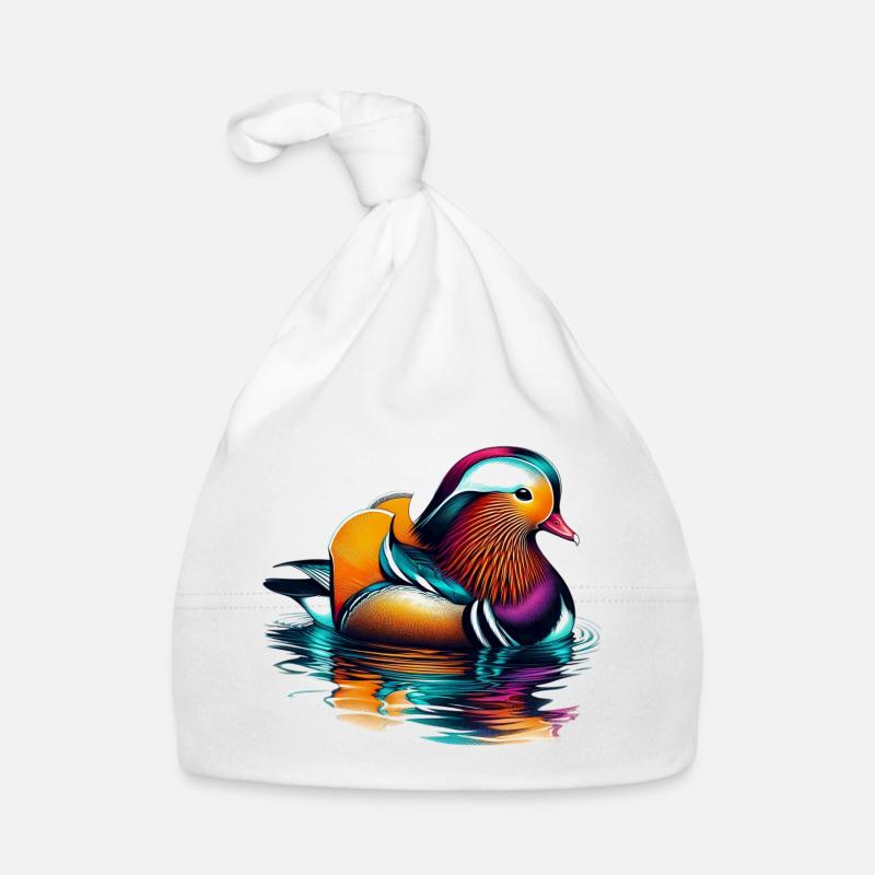 Mandarin duck Organic Baby Cap