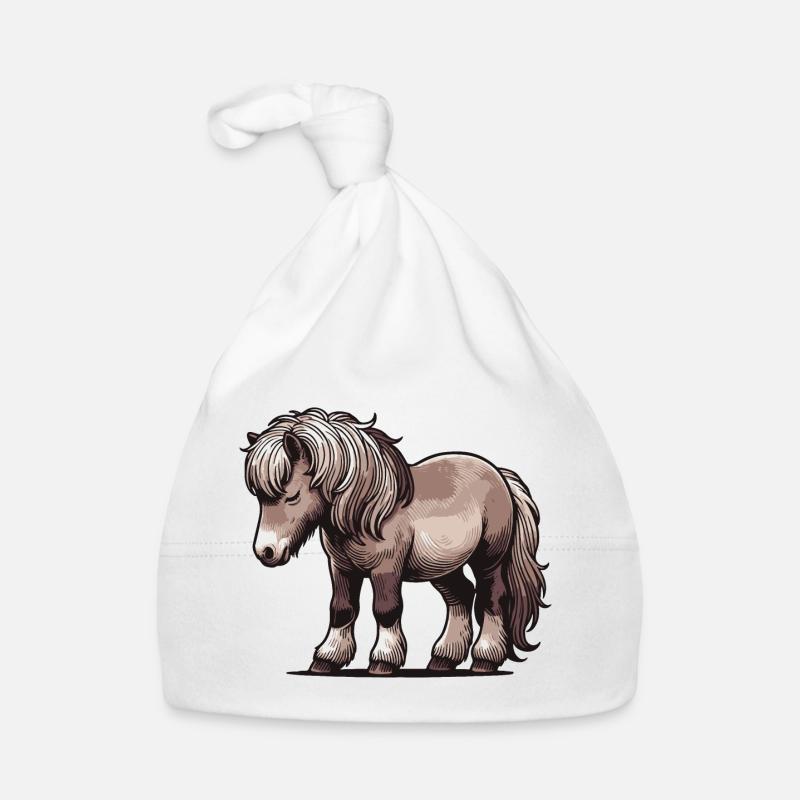 Pony Baby Bio-Mütze