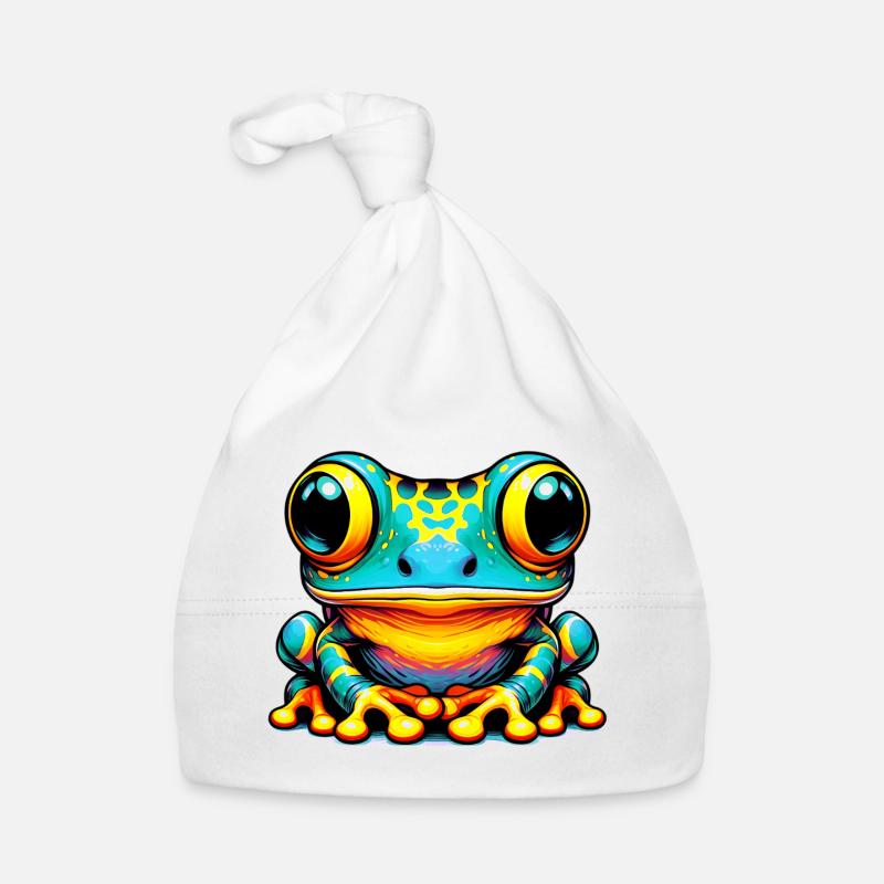 Frosch Baby Bio-Mütze