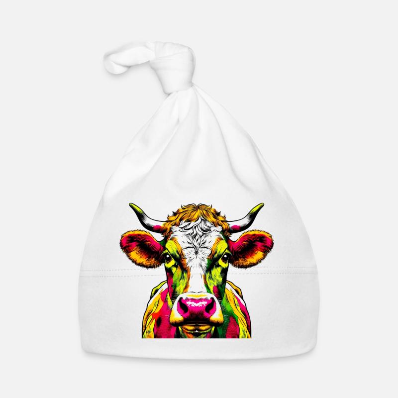Cow Organic Baby Cap