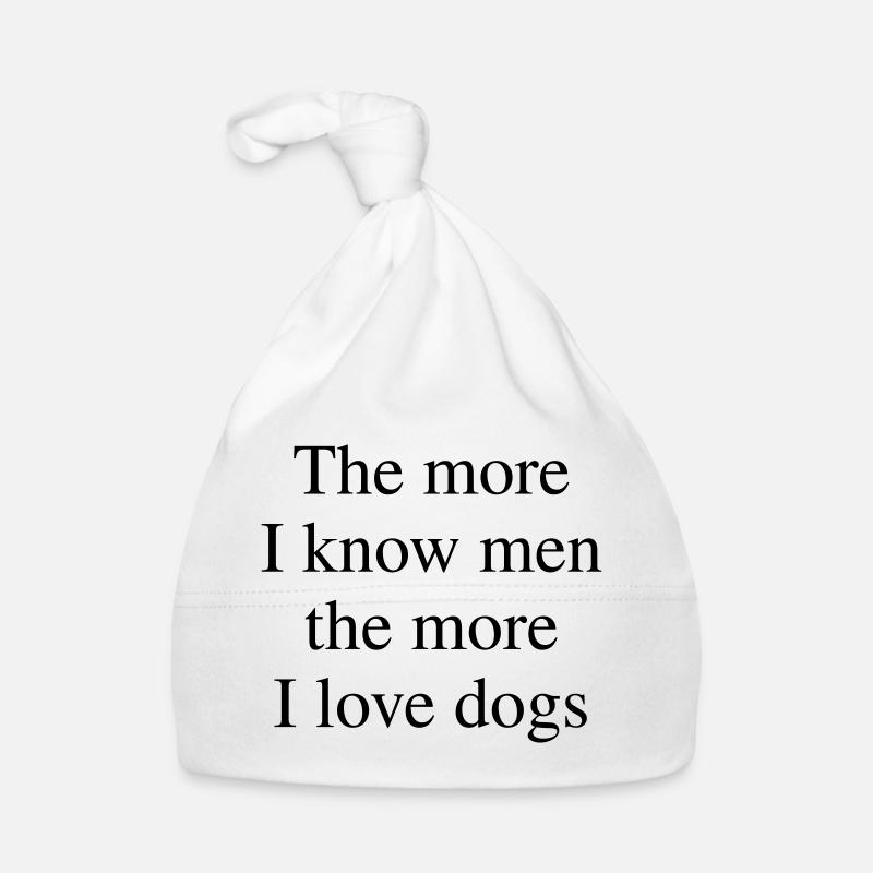 Plus j’aime les chiens Bonnet bio Bébé