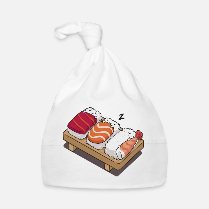 sushi sleeping Organic Baby Cap
