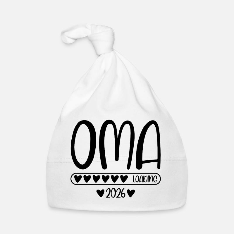 Oma 2026 loading Baby Bio-Mütze