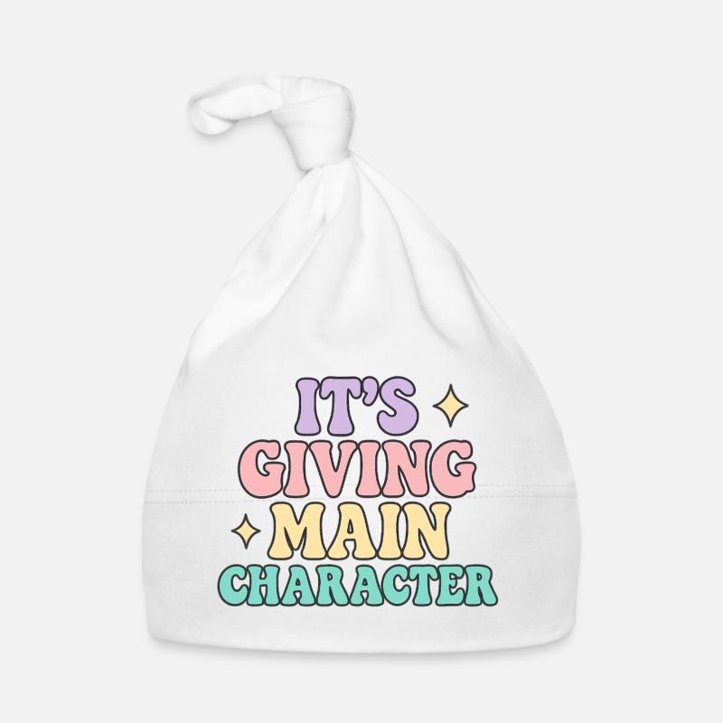 Main-Character-Vibes Baby Bio-Mütze