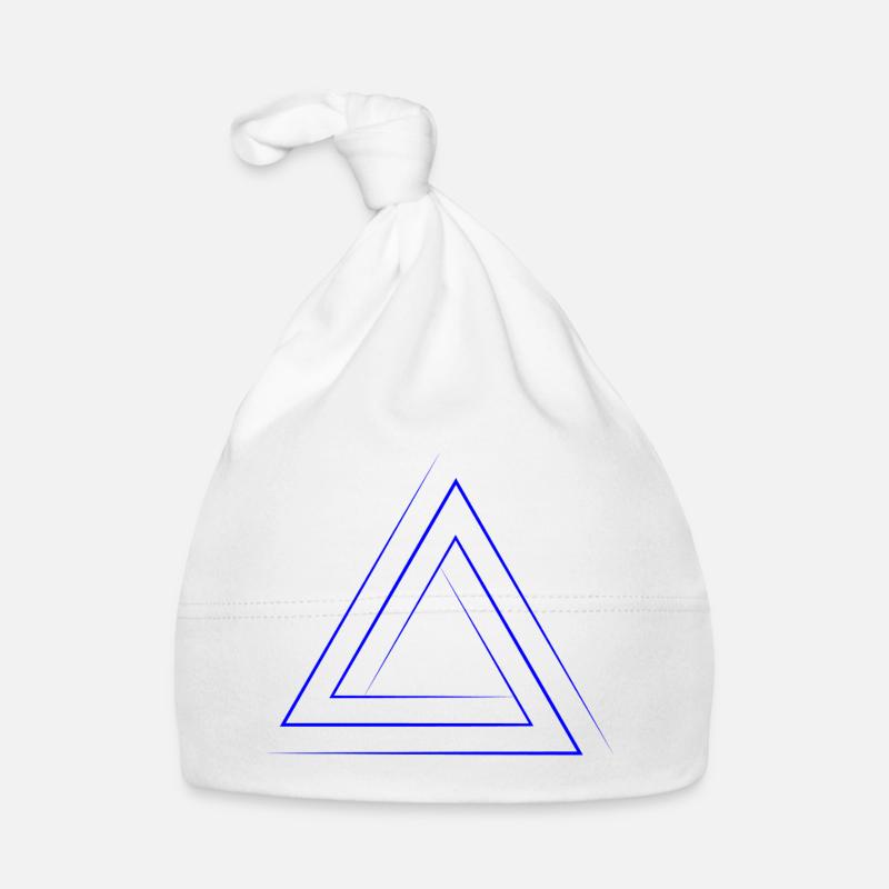 Geometric triangular nesting Organic Baby Cap