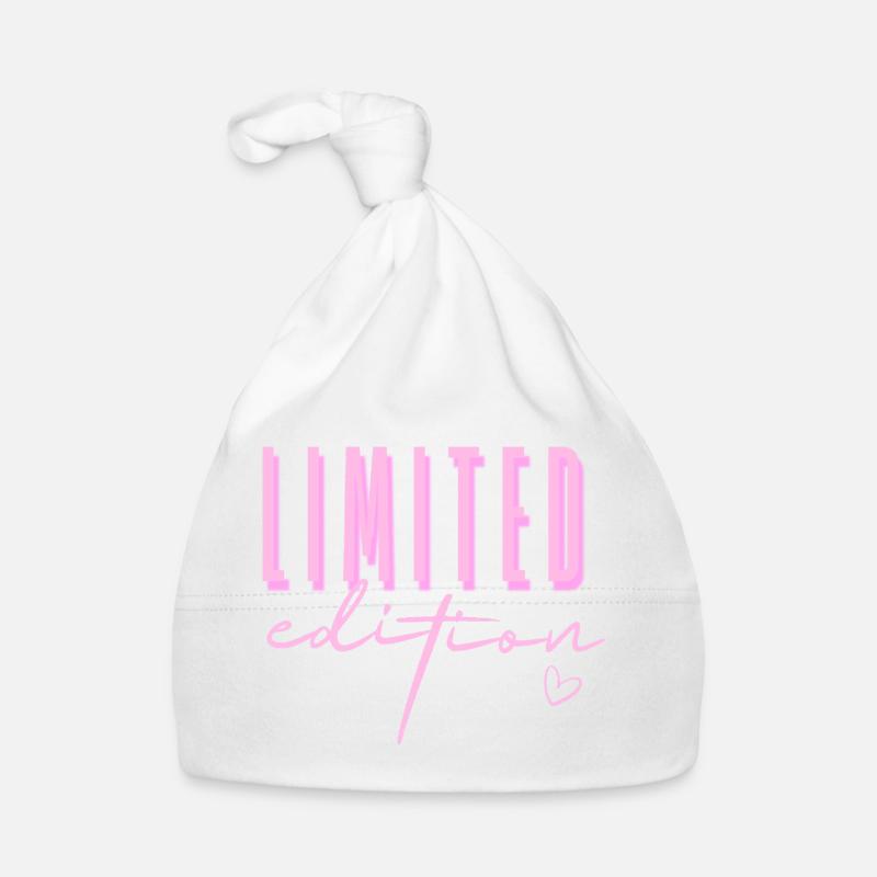 Édition limitée Pink Script | Streetwear Design Bonnet bio Bébé