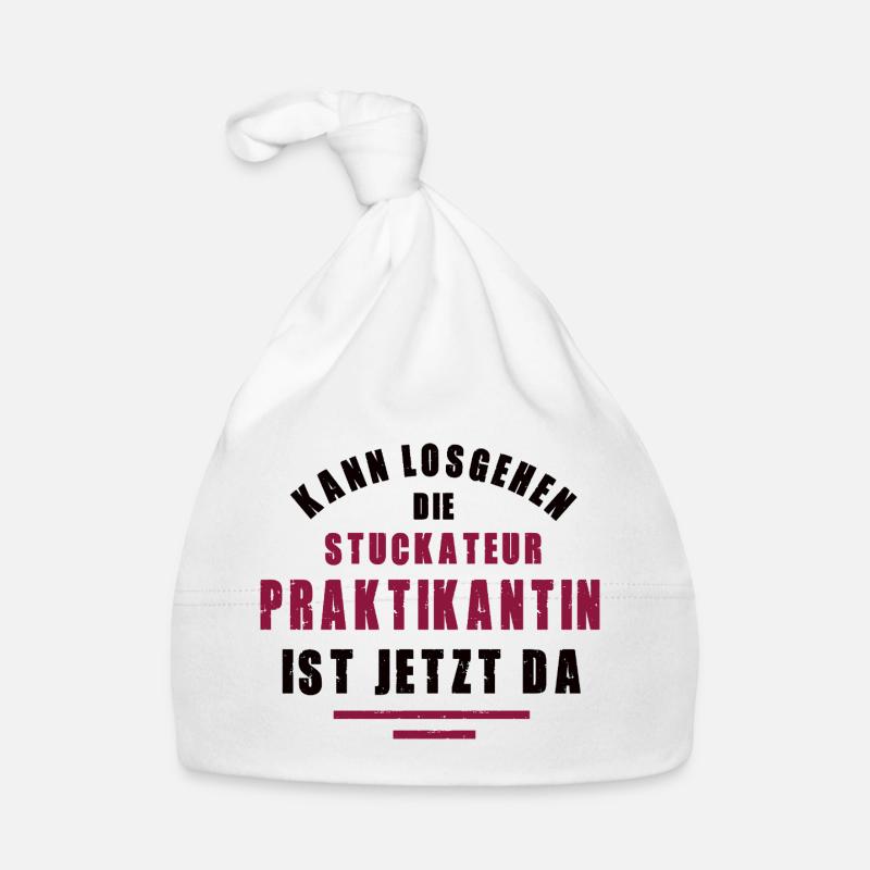 Trainee Plasterer Internship Plastering Organic Baby Cap