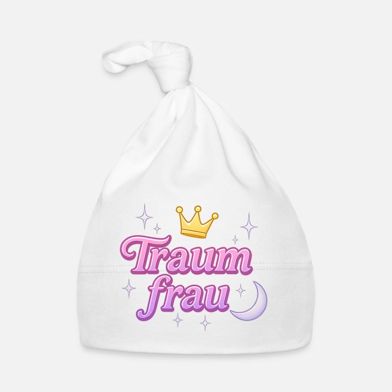 traumfrau / y2k statement spitzname design  Baby Bio-Mütze