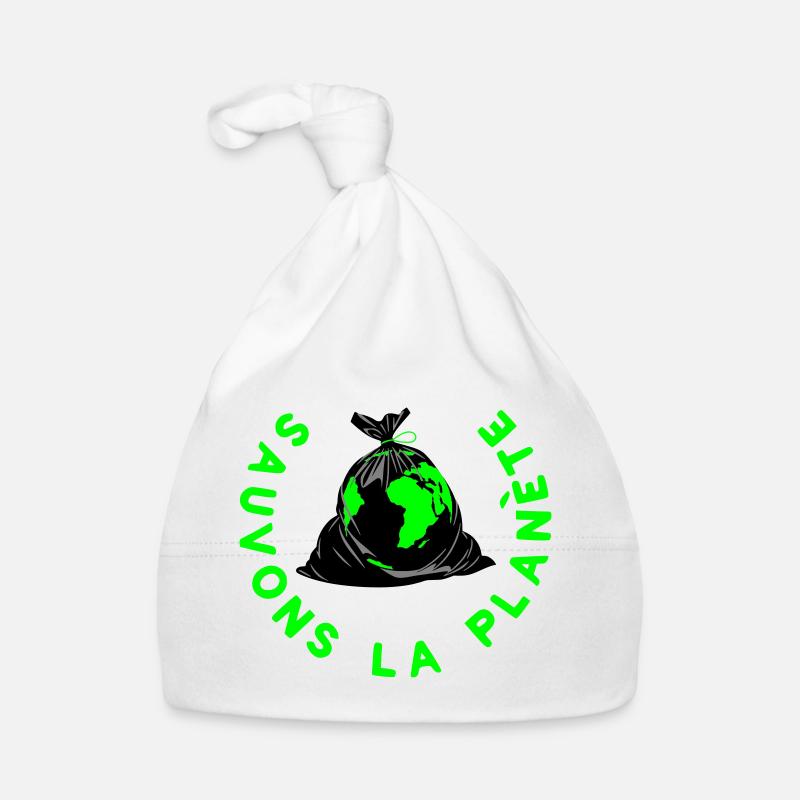 Save the planet Organic Baby Cap